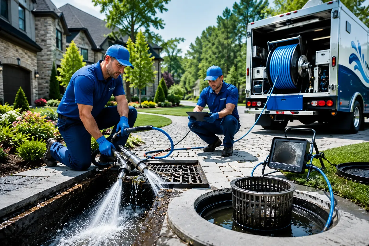 Local outdoor drain cleaning professionals in La Valle, WI