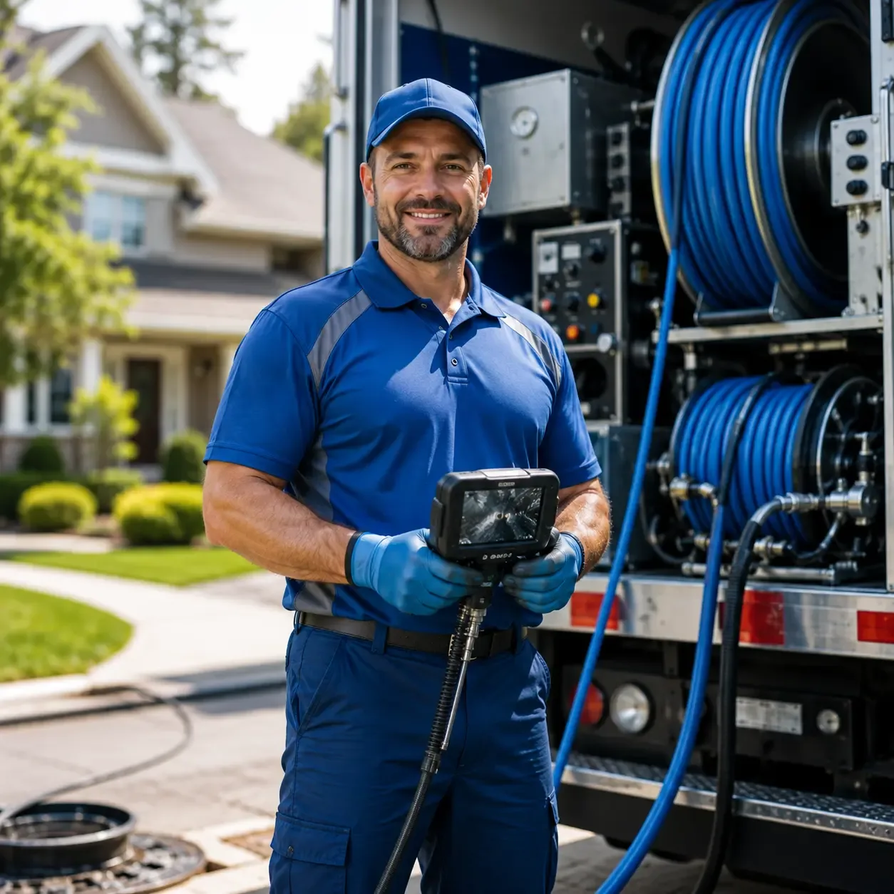 Local outdoor drain cleaning specialists in La Valle, WI